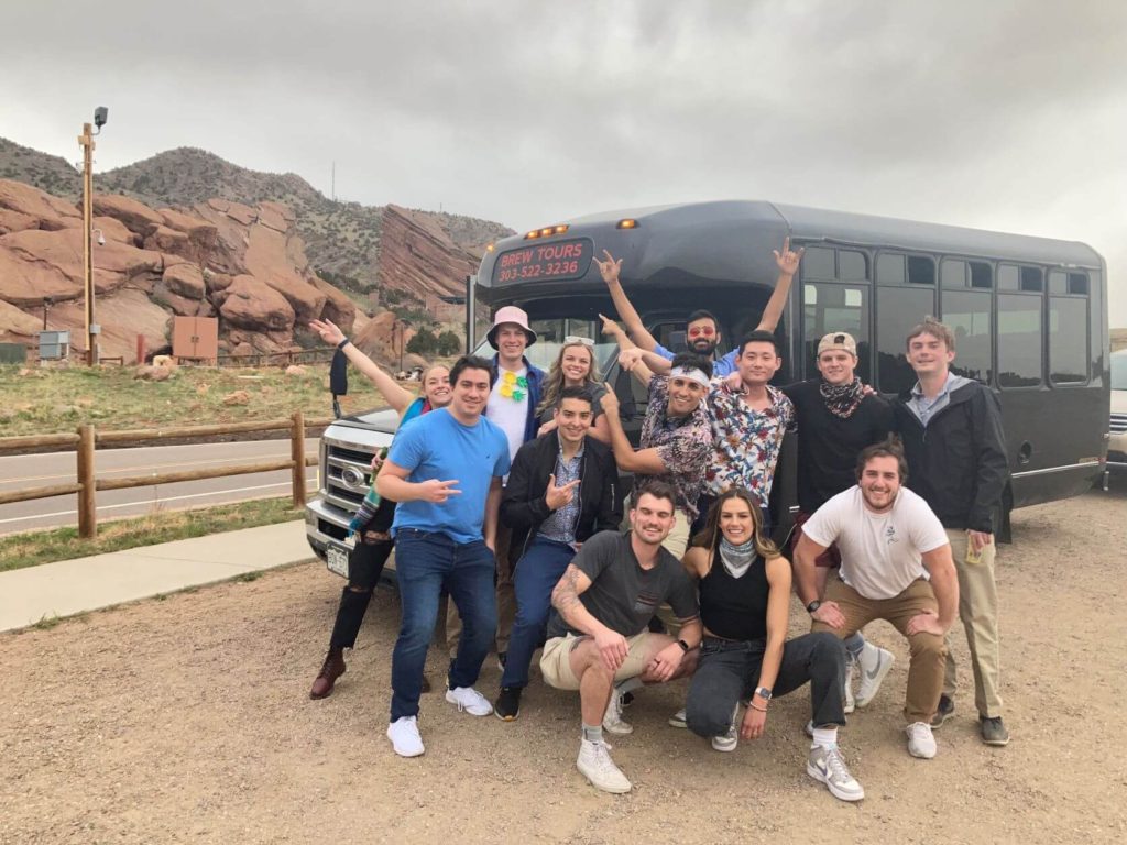 Private Party Bus at Red Rocks